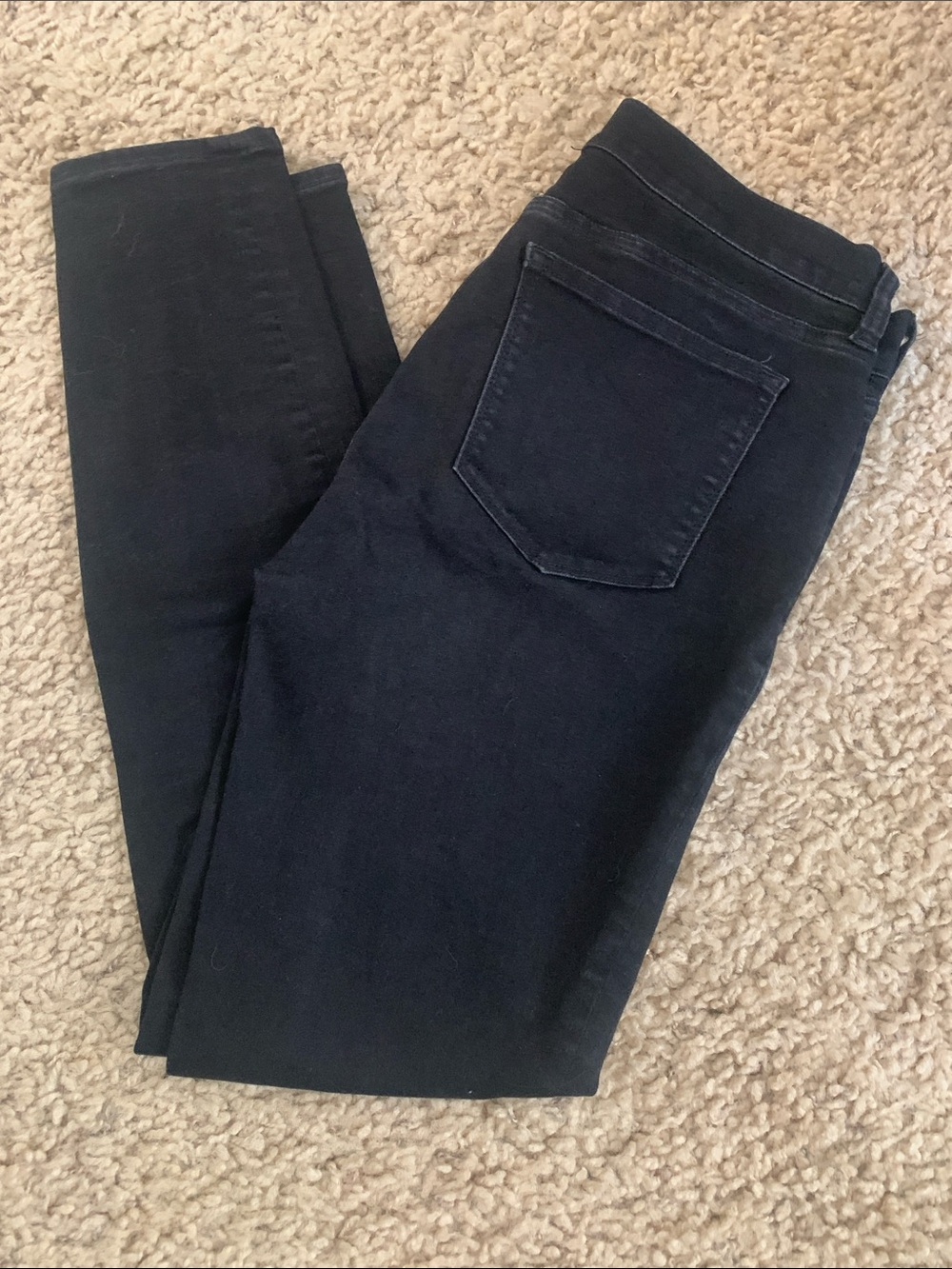 J. CREW black skinny jeans stretch classic 5 pocket style sz…28 EUC